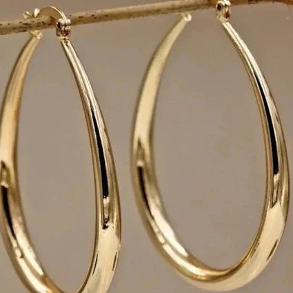 LIBERTY - GOLD HOOSP EARRING