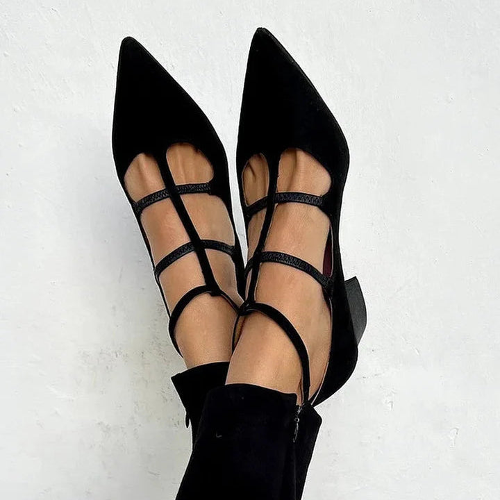 VIVIEN - ORTHOPEDIC ELEGANT POINTED BALLERINA SHOES | PREMIUM EDITION