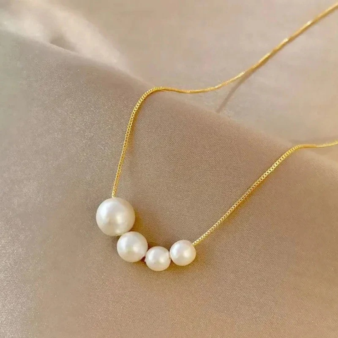 DIANA - FRESHWATER PEARL NECKLACE - GOLD
