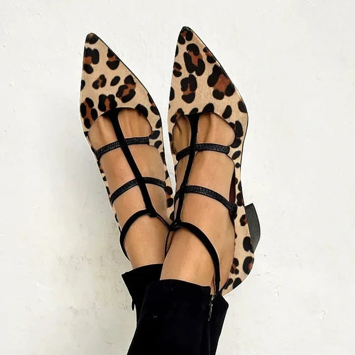 CECELIANA - ORTHOPEDIC ELEGANT ANIMAL PRINT COURT SHOES | PREMIUM EDITION