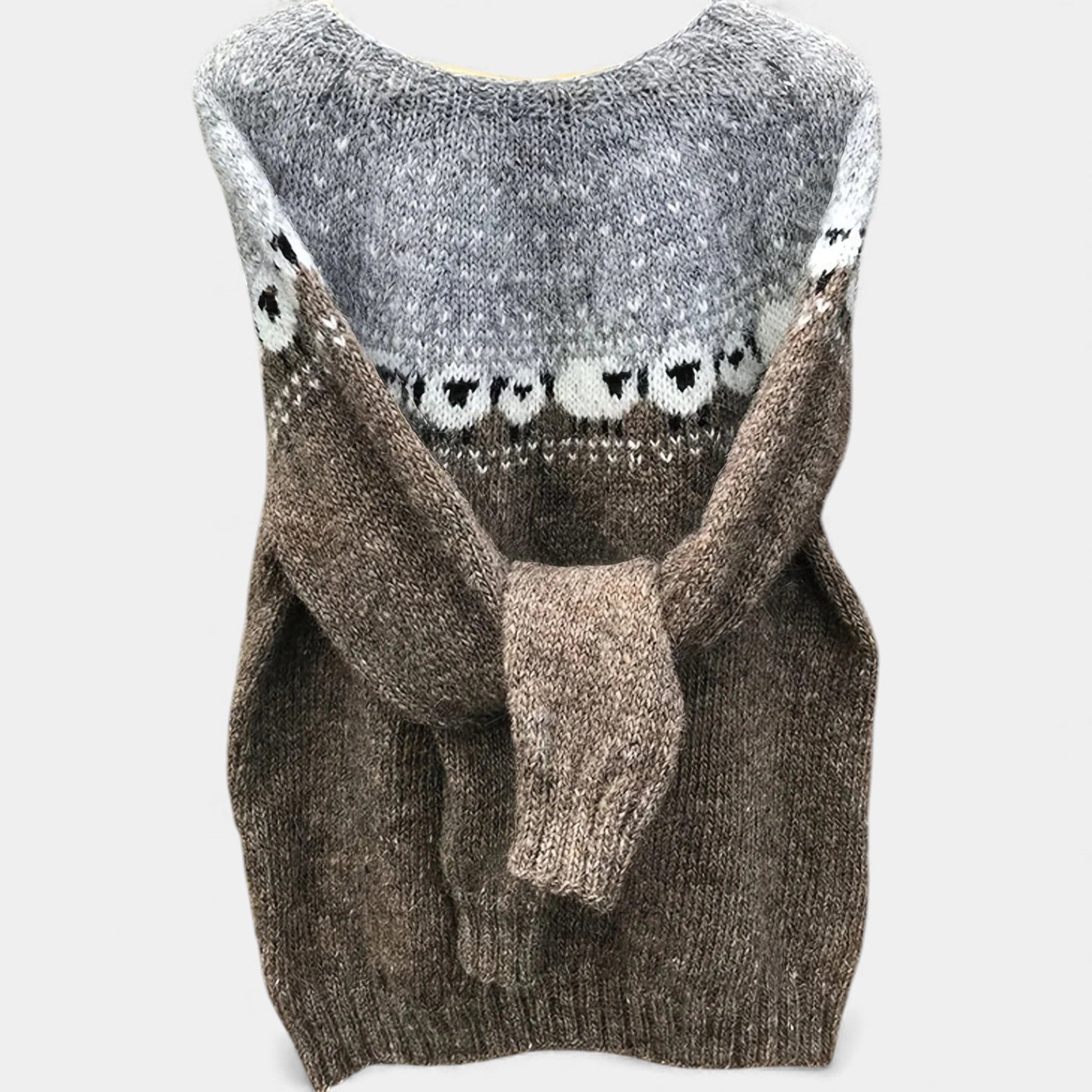 KATIE - RETRO KNITTED COZY WINTER SWEATER