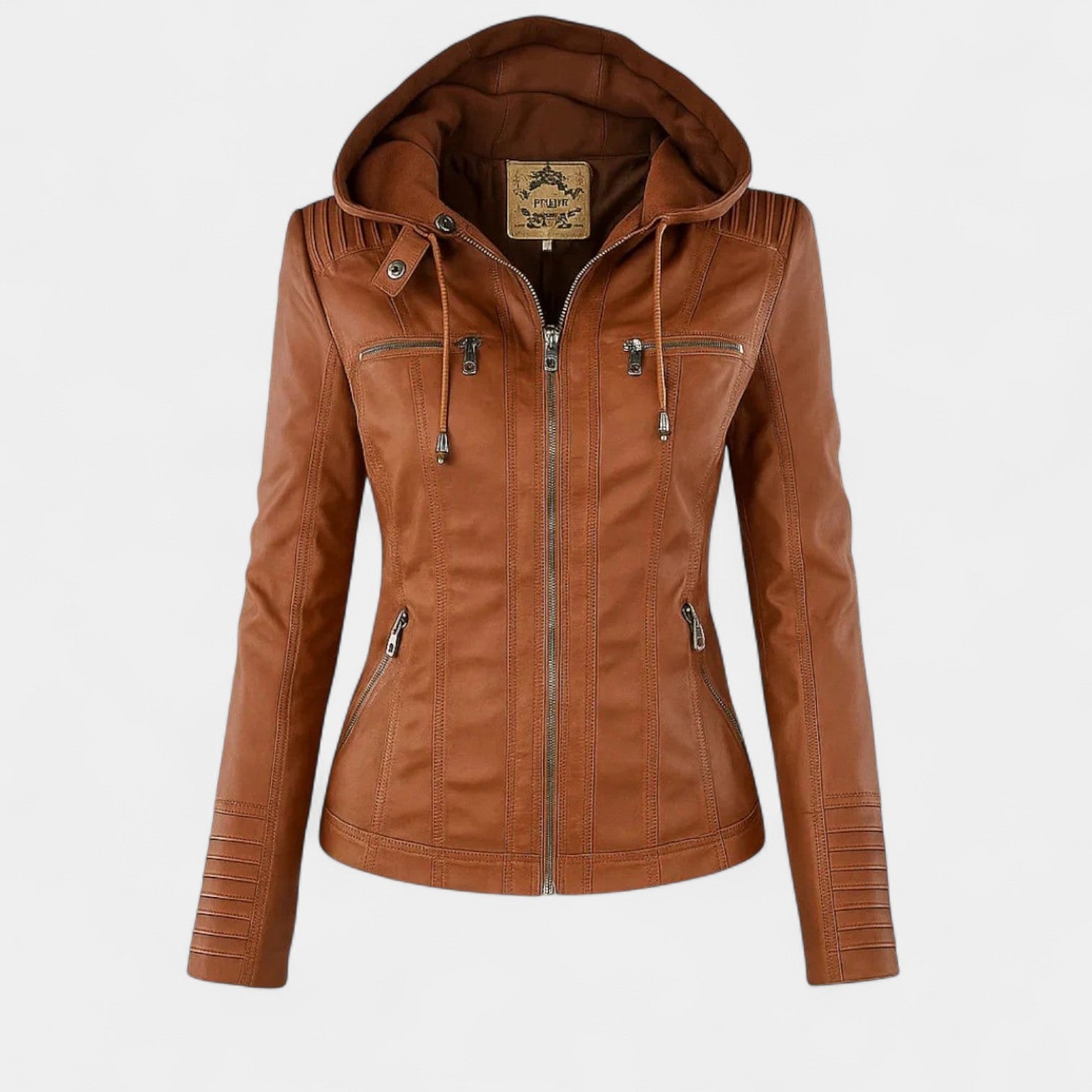 TIANA™ - CHIC WEATHERPROOF EVERYDAY LEATHER JACKET
