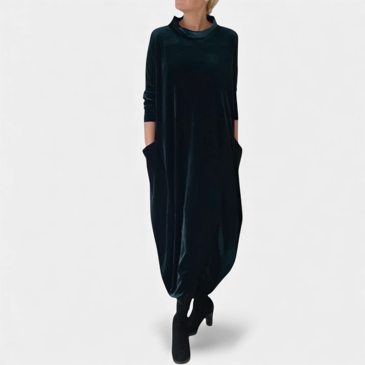DEBORAH™ - VELVET ELEGANT MAXI DRESS