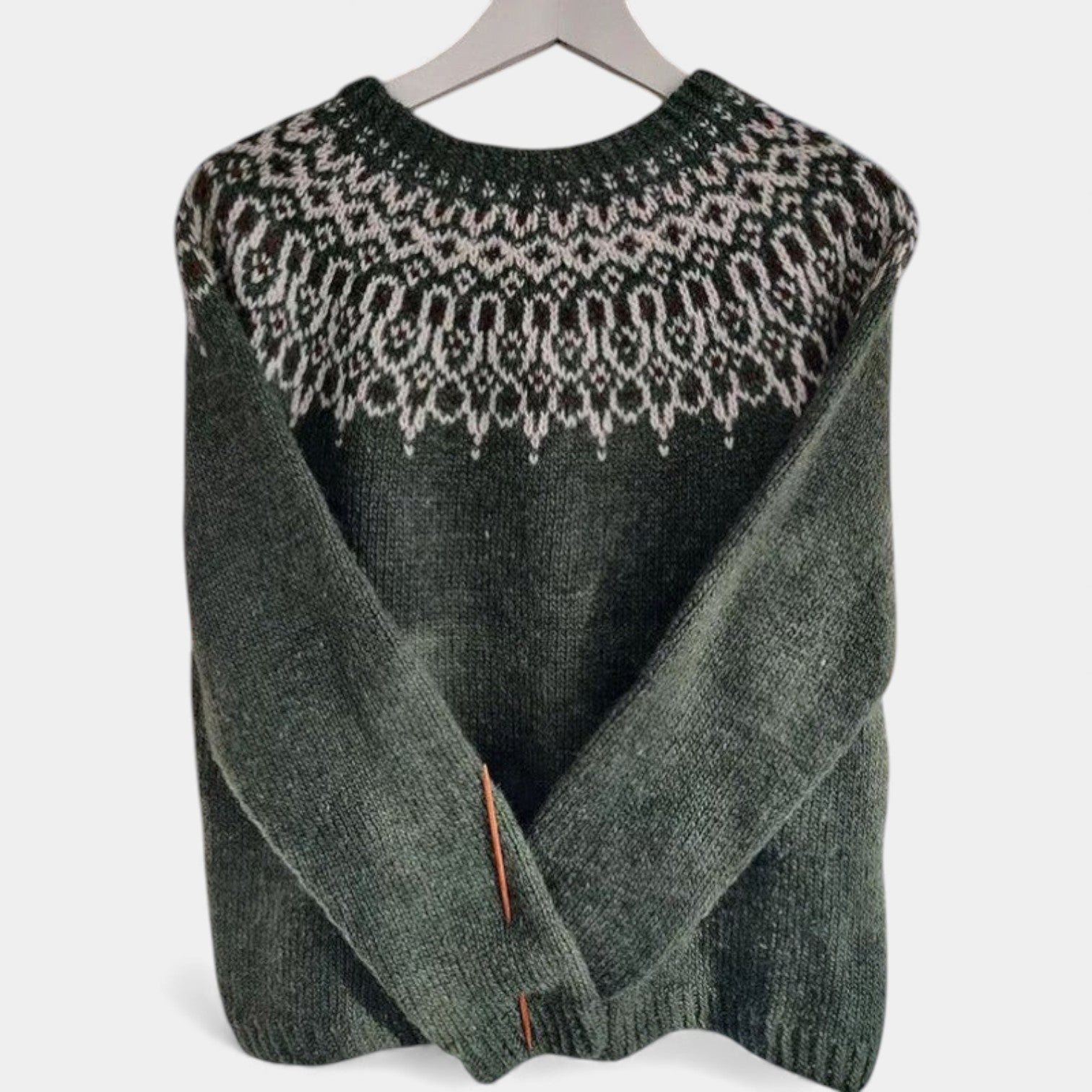 WAYDA - RETRO KNITTED COZY WINTER SWEATER