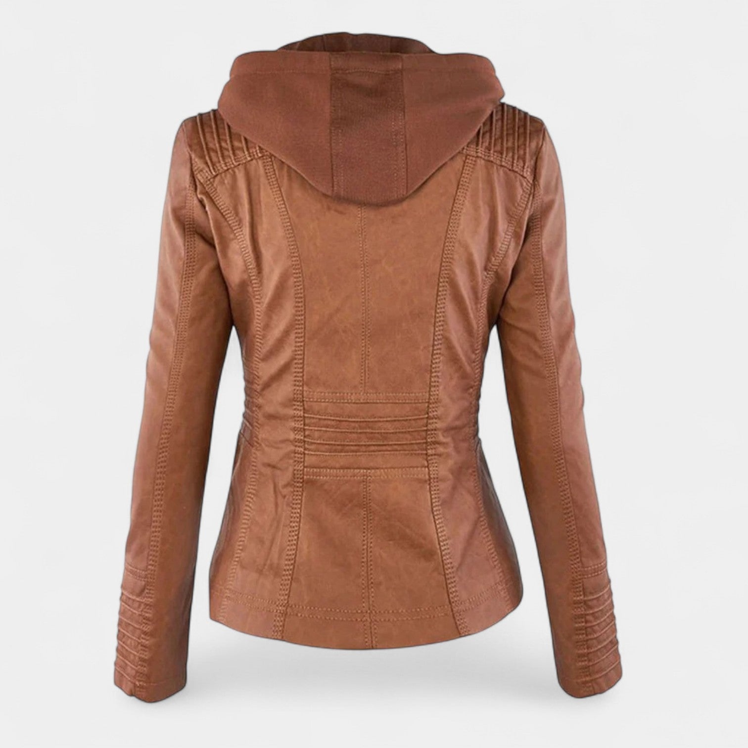 TIANA™ - CHIC WEATHERPROOF EVERYDAY LEATHER JACKET