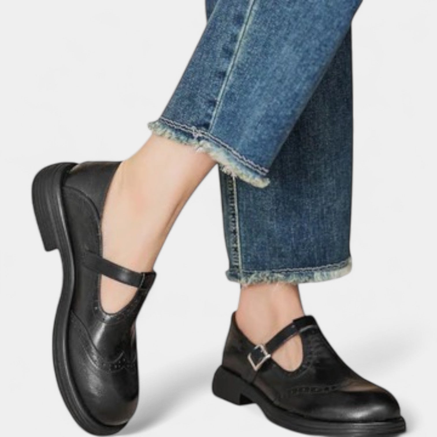 EMELIA LEATHER TALONS SHOES