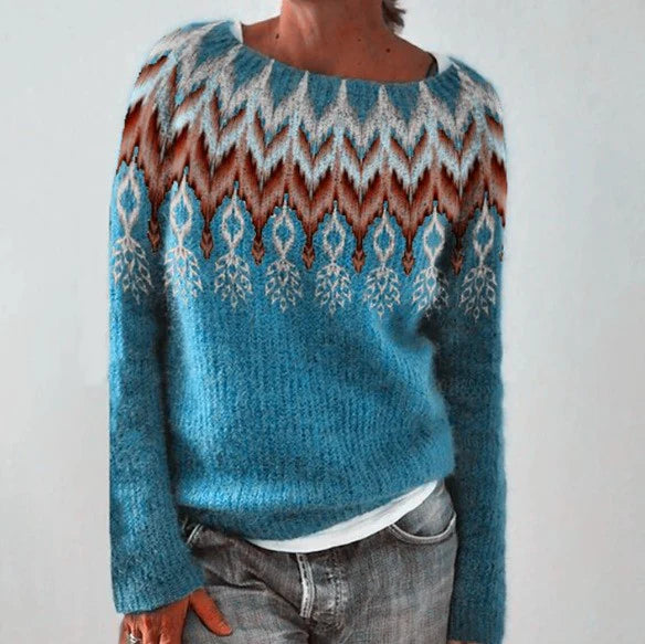 KATRINA - RETRO WINTER KNITTED SWEATER